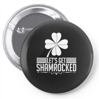 St Patricks Day T  Shirt Celebrate Beer St Patricks Day Patrick Shamro Pin-back Button | Artistshot