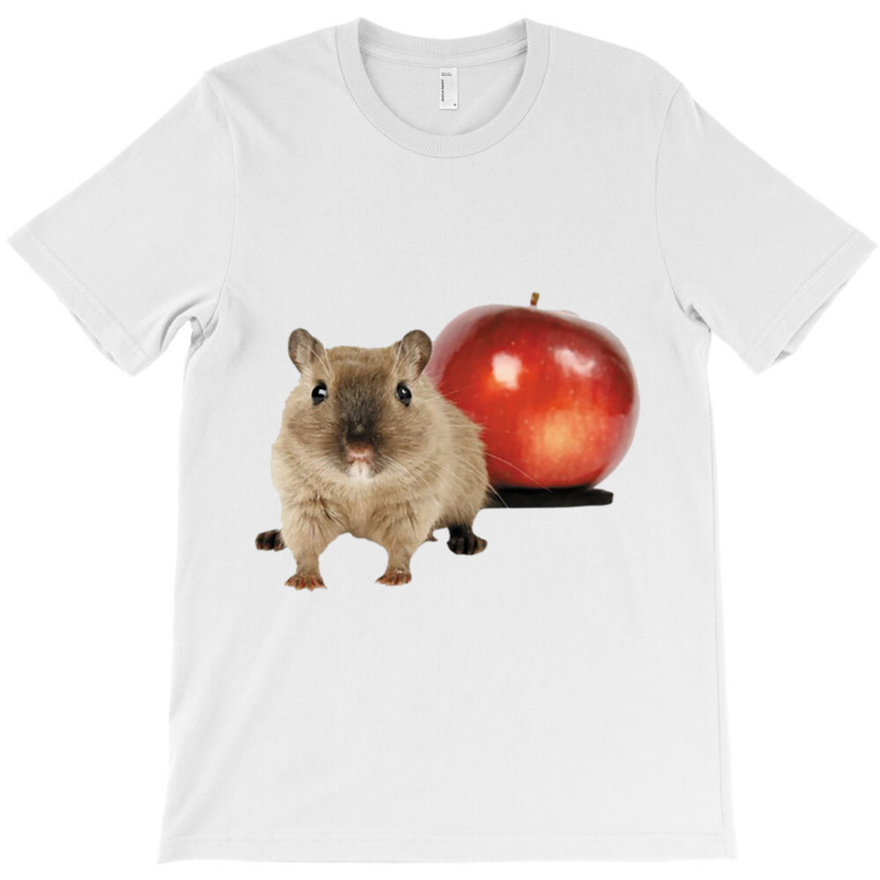 Hamster And Apple T-shirt | Artistshot