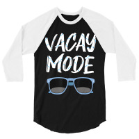 Limited Edition Vacay Mode Sunglasses Simmer Beach Island 3/4 Sleeve Shirt | Artistshot