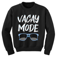 Limited Edition Vacay Mode Sunglasses Simmer Beach Island Youth Sweatshirt | Artistshot