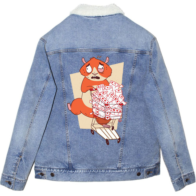 Hamster Buying Unisex Sherpa-lined Denim Jacket | Artistshot