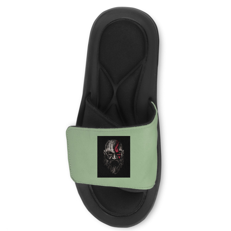 The Warrior Of Gods  Trending Humor Slide Sandal | Artistshot