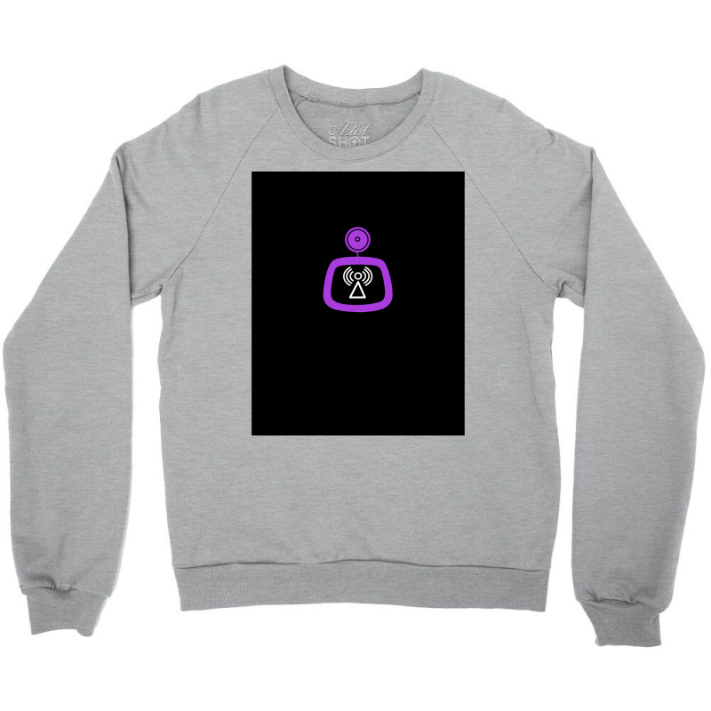 Mixed Signals  Purple Graphic  Nature Hipster Crewneck Sweatshirt by dyrmaadnilb | Artistshot