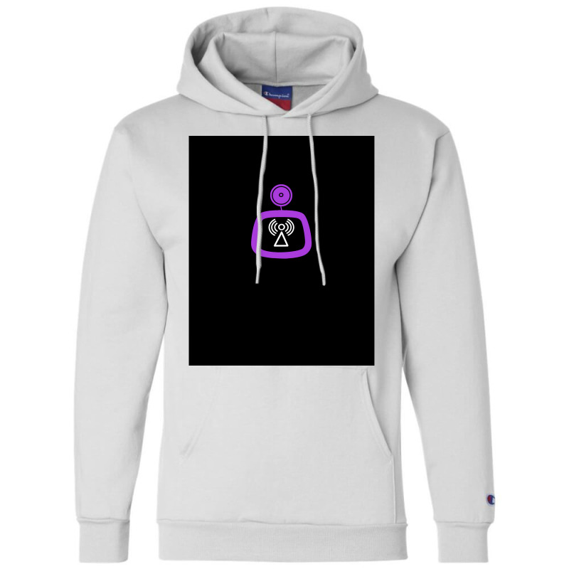 Mixed Signals  Purple Graphic  Nature Hipster Champion Hoodie by dyrmaadnilb | Artistshot