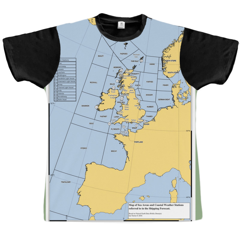 Uk Shipping Forecast Map  Funny Boy Graphic T-shirt | Artistshot