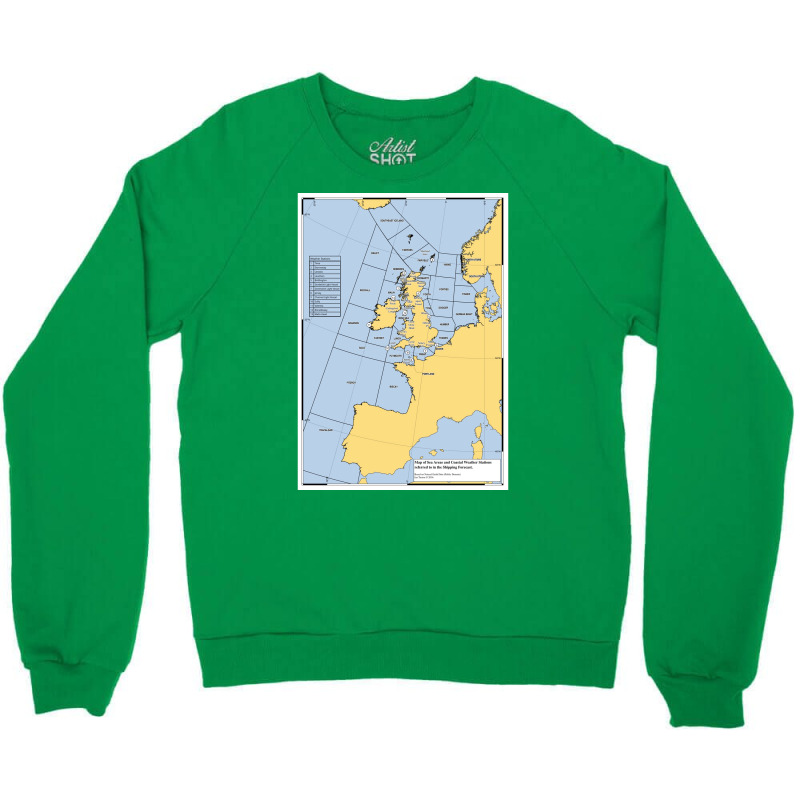 Uk Shipping Forecast Map  Funny Boy Crewneck Sweatshirt | Artistshot