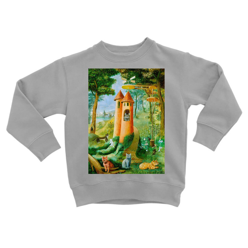 Cats Paradise Toddler Sweatshirt by peggywilson | Artistshot