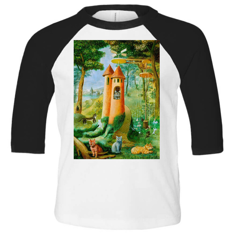 Cats Paradise Toddler 3/4 Sleeve Tee by peggywilson | Artistshot