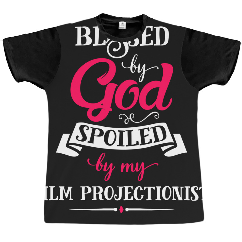 Blessed By God Spoiled By Film Projectionist Classic Boy Stars Graphic T-shirt by slibobatrouzn | Artistshot