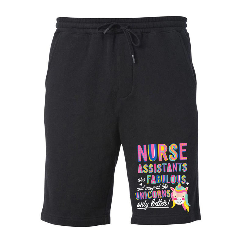 Nurses Assistants Are Fabulous Magical Like Unicorns Aide T Shirt Fleece Short by barrydygertkkx | Artistshot