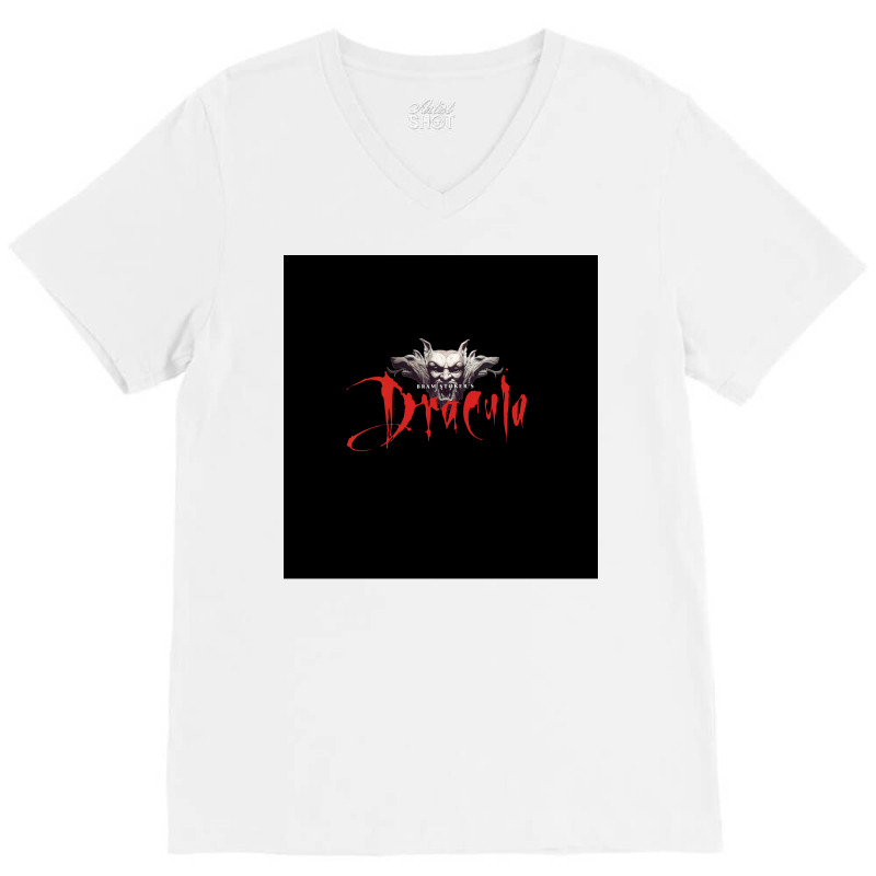 Dracula Bram Stoker Chiffon Hipster Yellow V-Neck Tee by slibobatrouzn | Artistshot