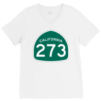 California State Route 237 V-neck Tee | Artistshot