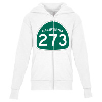 California State Route 237 Youth Zipper Hoodie | Artistshot