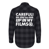 Careful Or Youll End Up In My Film Classic  Aesthetic Retro Flannel Shirt | Artistshot