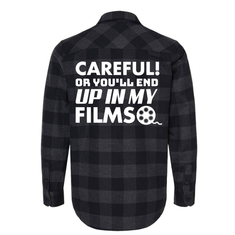 Careful Or Youll End Up In My Film Classic  Aesthetic Retro Flannel Shirt by ngankooranosi | Artistshot