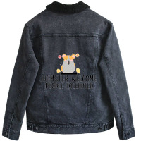 Hamster Welcom People Tolerated Unisex Sherpa-lined Denim Jacket | Artistshot