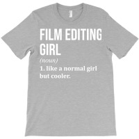 Film Editing Girl Funny Saying For Women Classic Red Retro T-shirt | Artistshot