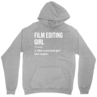 Film Editing Girl Funny Saying For Women Classic Red Retro Unisex Hoodie | Artistshot