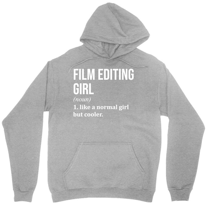 Film Editing Girl Funny Saying For Women Classic Red Retro Unisex Hoodie by ngankooranosi | Artistshot