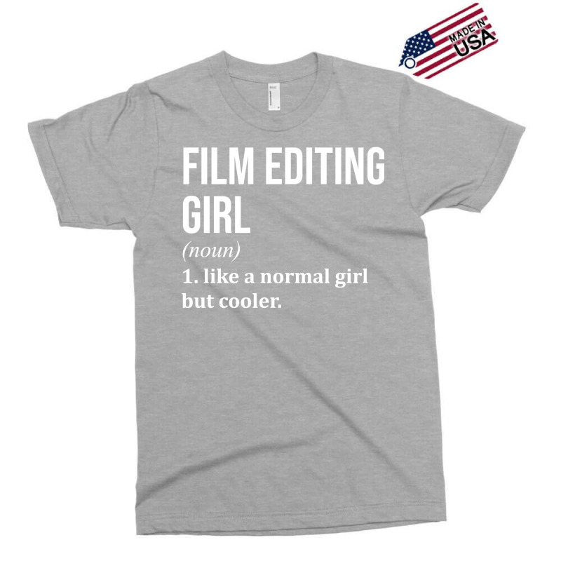 Film Editing Girl Funny Saying For Women Classic Red Retro Exclusive T-shirt by ngankooranosi | Artistshot