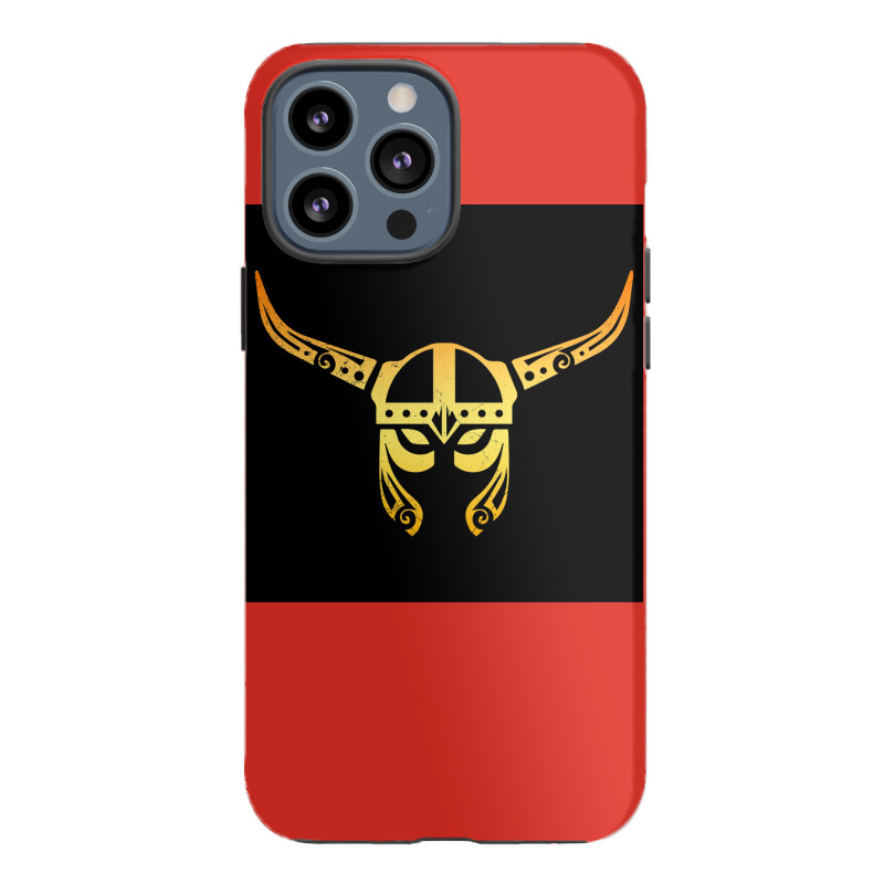 Viking Helmet Warrior Tattoo Vikings Gift Idea  Boy Retro Iphone 13 Pro Max Case | Artistshot