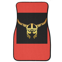 Viking Helmet Warrior Tattoo Vikings Gift Idea  Boy Retro Front Car Mat | Artistshot