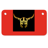 Viking Helmet Warrior Tattoo Vikings Gift Idea  Boy Retro Motorcycle License Plate | Artistshot