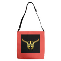 Viking Helmet Warrior Tattoo Vikings Gift Idea  Boy Retro Adjustable Strap Totes | Artistshot