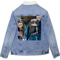 Get Out Chiffon Top Travel Boy Unisex Sherpa-lined Denim Jacket | Artistshot