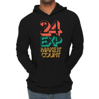 24 Exposures Make It Count  Active Vintage Lightweight Hoodie | Artistshot