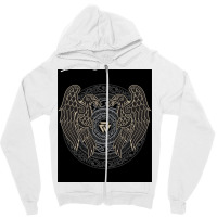 Viking Mythology Tshirtravens Of Odin Norse Pagan Viking Raven Huginn Zipper Hoodie | Artistshot