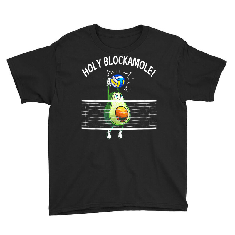 Holy Blockamole Volleyball Shirt Player Blocker Avocado T Shirt Youth Tee by dorman | Artistshot