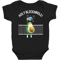 Holy Blockamole Volleyball Shirt Player Blocker Avocado T Shirt Baby Bodysuit | Artistshot