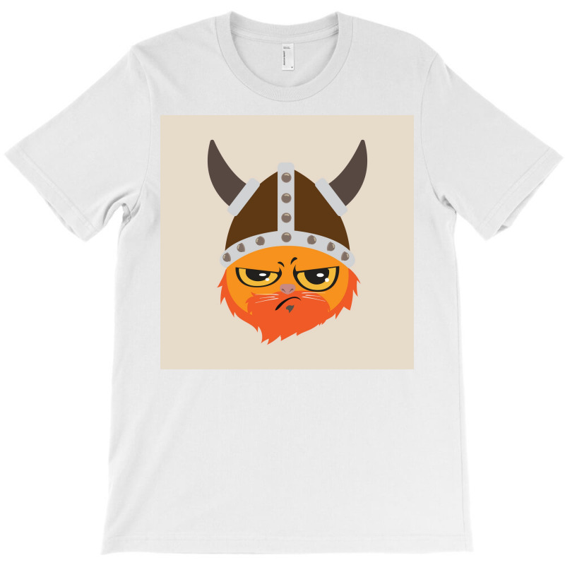 Viking Cat Cat Viking Helmet Emotion Gift  Boy Gift T-shirt | Artistshot