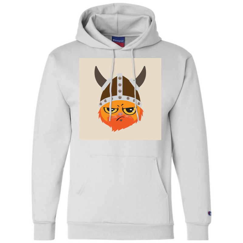 Viking Cat Cat Viking Helmet Emotion Gift  Boy Gift Champion Hoodie | Artistshot