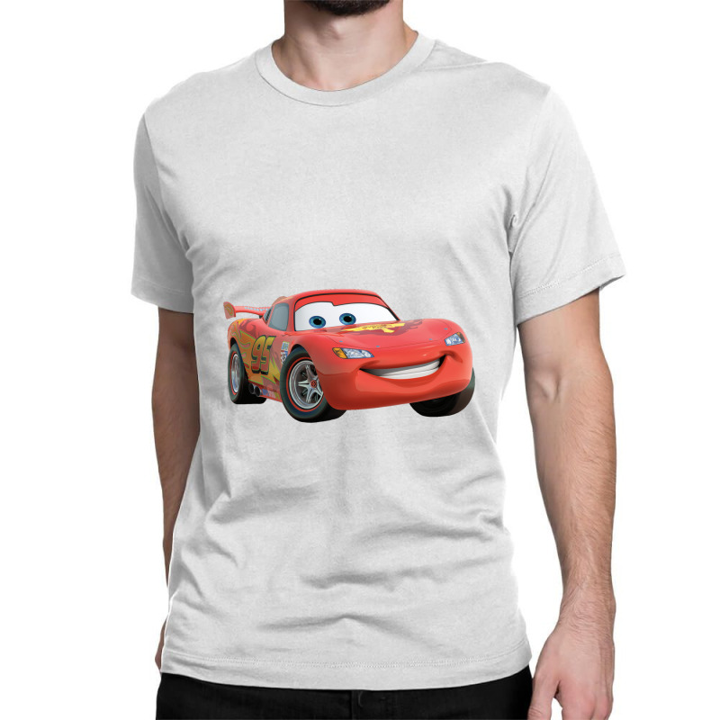 Lightning Smile Mcqueen Classic T-shirt by JosefaLindgren | Artistshot