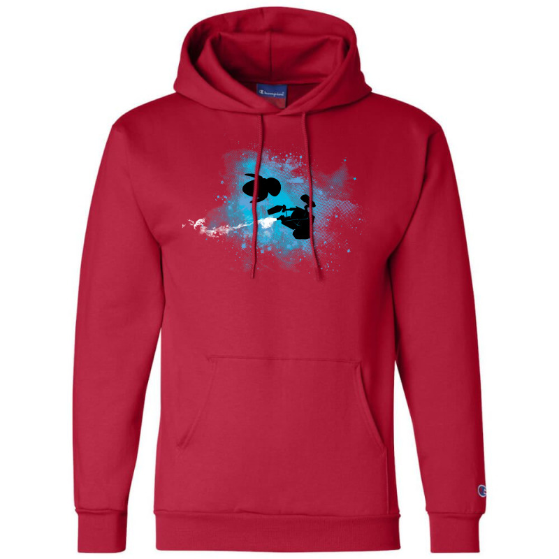 Robots In Space  Girl Love Champion Hoodie by slibobatrouzn | Artistshot