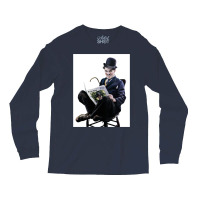 Charlie Chaplin Reading Classic Trending Trending Long Sleeve Shirts | Artistshot