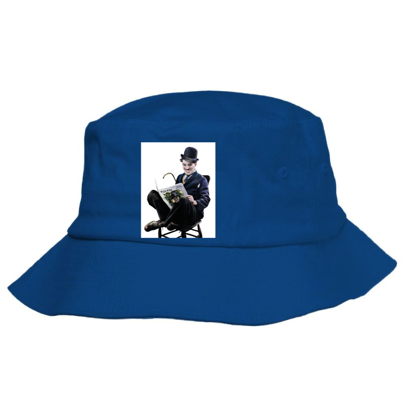 Charlie Chaplin Reading Classic Trending Trending Bucket Hat by ogaltiziua1 | Artistshot