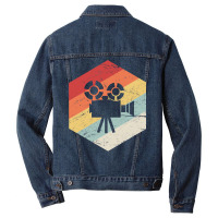 Film Camera  Director Filmmaker Graphic  Nostalgia Yellow Men Denim Jacket | Artistshot