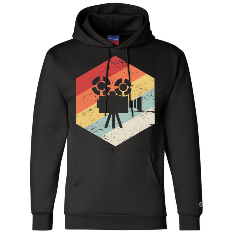 Film Camera  Director Filmmaker Graphic  Nostalgia Yellow Champion Hoodie | Artistshot