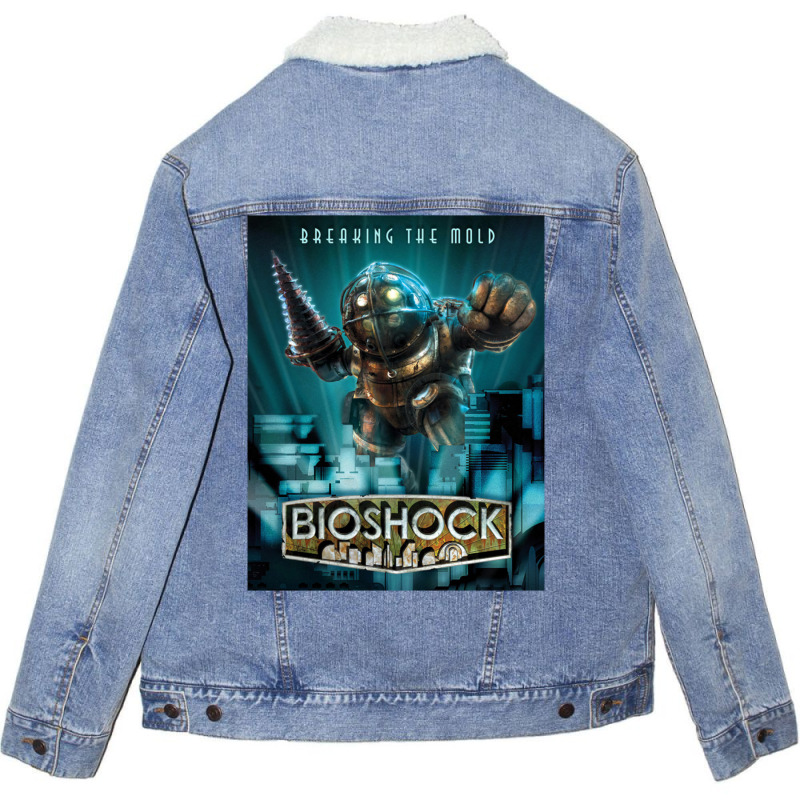 Bioshock Breaking The Mold Unisex Sherpa-lined Denim Jacket | Artistshot