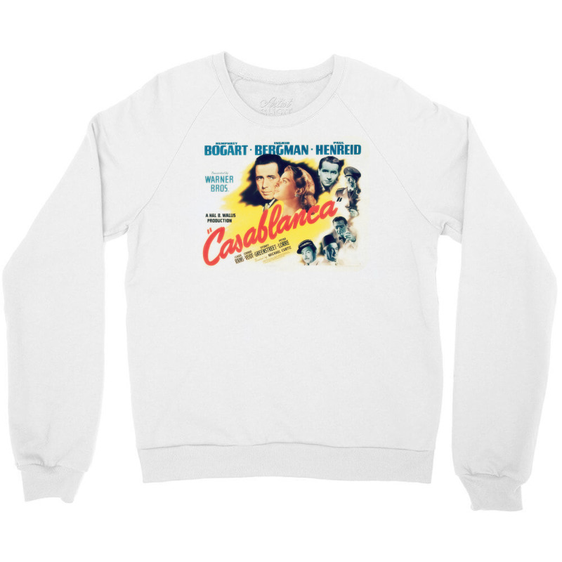 Casablanca Classic  Cute Aesthetic Crewneck Sweatshirt by nolljyaull | Artistshot