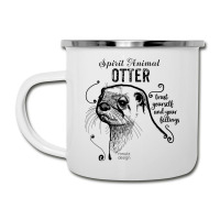 Trending Spirit Animal - Otter Black Camper Cup | Artistshot