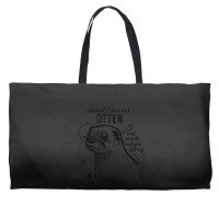 Trending Spirit Animal - Otter Black Weekender Totes | Artistshot