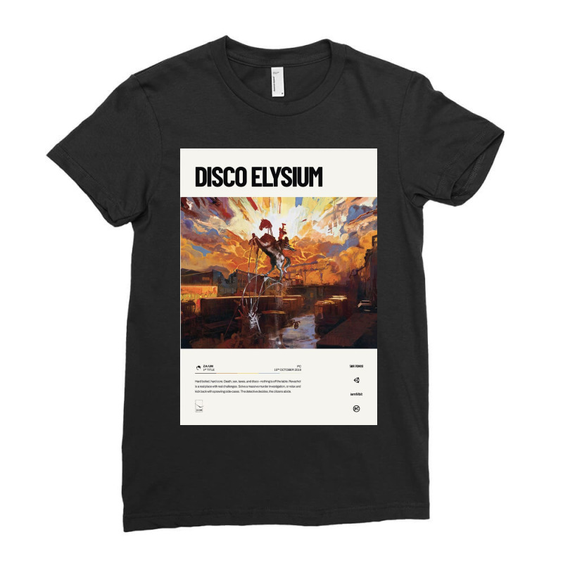 Disco Elysium (2019) Ladies Fitted T-Shirt by juliastonnes | Artistshot