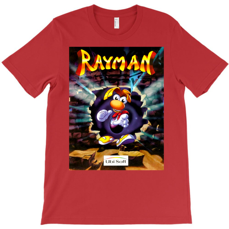 Black Vintage Retro Rayman Poster Graphic T-shirt | Artistshot