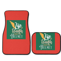 Vikings Life Is Tough Wear A Helmet Gift Idea  Humor Gift Full Set Car Mats | Artistshot