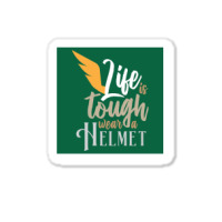 Vikings Life Is Tough Wear A Helmet Gift Idea  Humor Gift Sticker | Artistshot