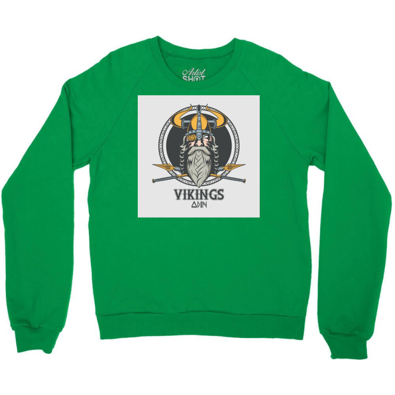 Vikings  Retro Blue Vintage Crewneck Sweatshirt | Artistshot